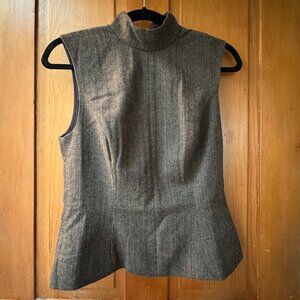 Reformation Sutton Mock Neck Sleeveless Top